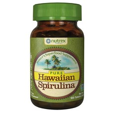 Nutrex Hawaii 無麩質夏威夷螺旋藻錠 500mg, 100顆, 1罐