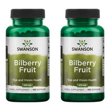 Swanson 斯旺森 山桑子膠囊 470mg, 100顆, 2罐