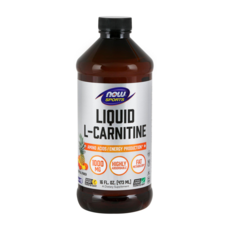 NOW Foods 左旋肉鹼素食液飲 1000mg, 473ml, 1罐