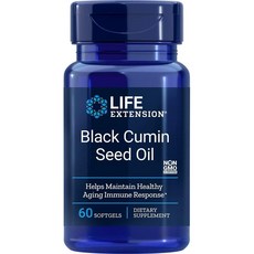 LIFE EXTENSION 黑孜然籽油軟膠囊, 60顆, 1罐