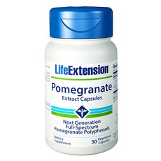 LIFE EXTENSION 石榴萃取素食膠囊, 30顆, 1罐