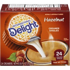 INTERNATIONA Delights 奶精球 榛果風味, 24件
