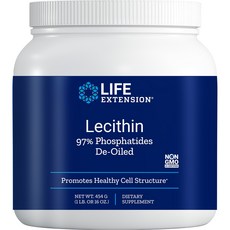Life Extension 卵磷脂膠囊, 454g, 1個, 見詳細說明0