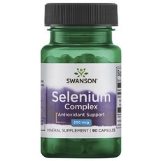 Swanson 斯旺森 硒複合膠囊 200mcg, 90顆, 1罐