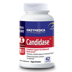 ENZYMEDICA 念珠菌酵素素食膠囊, 42顆, 1罐