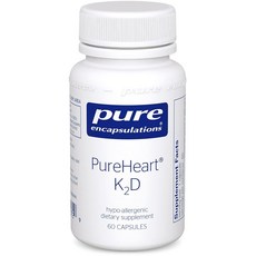 Pure Encapsulations Pure Heart維生素K2&D膠囊, 60顆, 1罐