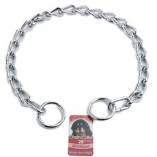 bosspet 訓練用寵物犬鐵鍊項圈 71cm, 1個, 銀