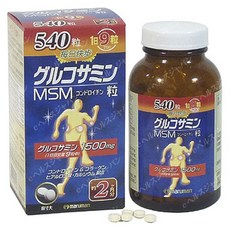 maruman H&B 葡萄糖胺MSM軟骨素錠, 1個, 540片