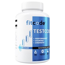 Fitcode Test Code睪固酮補充膠囊, 1罐, 100顆