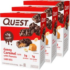 QUEST NUTRITION 烤焦糖花生巧克力, 24包, 21g