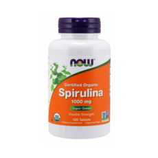 NOW Foods 螺旋藻錠 1000mg, 120顆, 1瓶