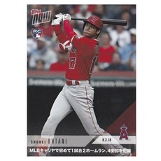 topps MLB大谷翔平洛杉磯天使收藏卡, 1個, 生涯 4 支安打 2 支全壘打
