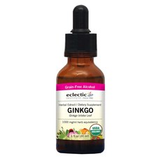 折衷研究所無穀物酒精銀杏, 30ml