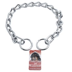 bosspet 大型犬訓練用鐵鍊項圈 60cm, 1個, 銀
