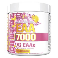 EVLUTIONNUTRITION EAA7000胺基酸粉 粉紅檸檬口味, 1罐, 309g