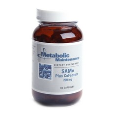 METABOLICMAINTENANCE SAMe Plus 鼻子因子 200 毫克膠囊, 60顆, 1罐