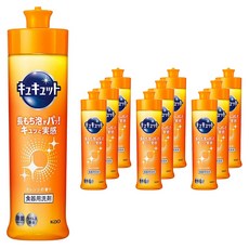 Kao 花王 Cucute 珂珂透 超濃縮洗碗凝露 清新柑橘香, 10個, 220ml