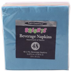 PARTY ESSENTIALS 亮色餐巾紙, 48件, 1個