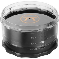 OUTSET 可調式漢堡肉壓模, 1個, 黑色的