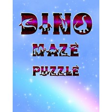 (外文書)Dino Maze Puzzle: MAZE PLUS COLORING book for kids Paperback, Independently Published, English