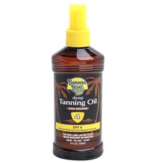 BANANA BOAT 香蕉船 黝黑助曬噴霧油 SPF4, 1瓶, 236ml