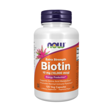 NOW Foods 維生素素食膠囊 10mg, 120顆, 1個
