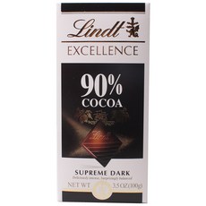 EXCELLENCE 卓越系列黑巧克力 90%款, 1盒, 100g