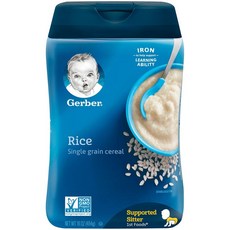 Gerber 嘉寶 孩童麥片糊, 白米口味, 454g, 1個