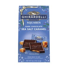 GHIRARDELLI 鷹牌 黑巧克力海鹽焦糖方形 151g, 1個, 256.7克