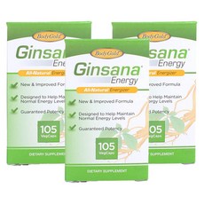 Ginsana Pharmaton 人蔘能量錠保健膠囊, 105顆, 3罐