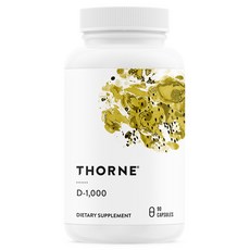 THORNE RESEARCH 維他命D膠囊, 90顆, 1罐