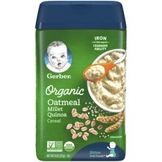 Gerber 嘉寶 米糊 227g, 1瓶, 小米藜麥口味