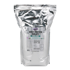 NOW Foods 袋裝分離乳清蛋白粉, Unflavored, 4.54kg, 1包