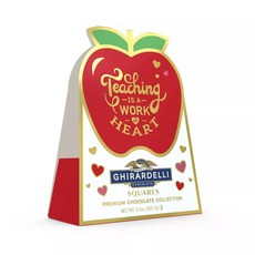 GHIRARDELLI 鷹牌 情人節高級巧克力教室蘋果禮物, 1個, 105.7克