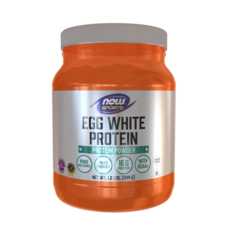 NOW Foods 蛋清蛋白粉, 544g, 1罐