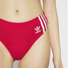 adidas 愛迪達 寬側邊運動內褲, 鮮豔的紅色