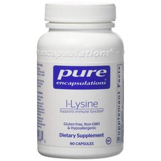 Pure Encapsulations 左旋離胺酸膠囊, 90顆, 1罐