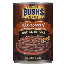 Bush's Best 原味培根紅糖焗豆, 1個, 468g