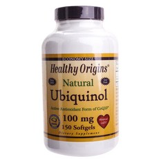 Healthy Origins 還原型輔酶Q10軟膠囊 100mg, 150顆, 1罐