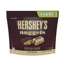 HERSHEY'S 好時 無麩質甜杏仁黑巧克力, 1包, 286g
