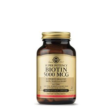 SOLGAR 生物素素食膠囊 5000mcg, 100顆, 1罐