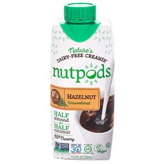 nutpods 無乳糖無糖素食奶精, 330毫升, 1個