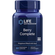 Life Extension Berry 完全素食膠囊, 1個, 60入