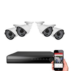 YES CCTV - 자가설치 4채널세트 고해상도 패키지 4채널 2 실내외겸용, 자가설치 CCTV 4채널 패키지 1