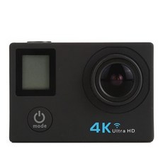 유프로 가성비 와이파이 방수 미니 4K 액션캠 기본 블랙, A3-ACTION-CAM