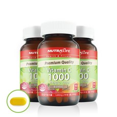 뉴트라라이프 중성 비타민C 1000 90정 (3개월분), 1600mg, 3박스