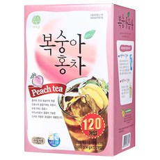 다미즐복숭아홍차(선물용), 14g, 120개, 120개입