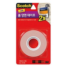 3M 스카치 폼 양면테이프, 3120, 1개