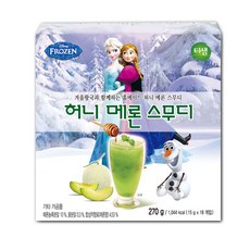 [티샘] 겨울왕국 허니 스무디, 메론, 15g, 18개입