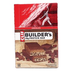 클리프 빌더스 프로틴 바 68g, 12개입, Chocolate